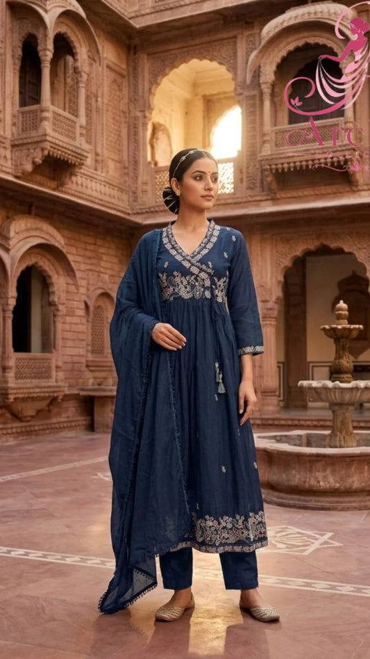 Flare cotton embroidery